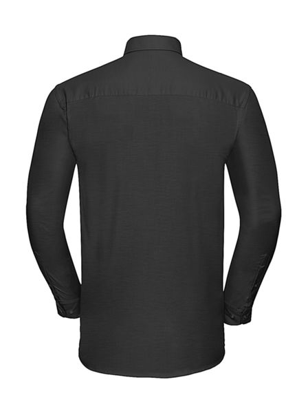 Chemise publicitaire homme manches longues | Bukhang Black