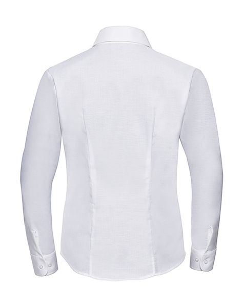 Chemise femme manches longues oxford publicitaire | Köhlbrand White