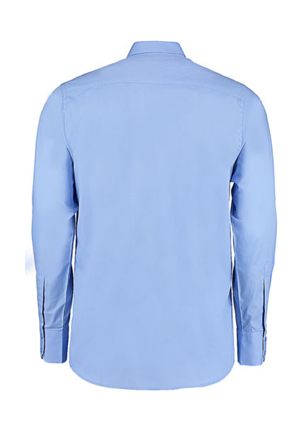 Chemise publicitaire homme manches longues | Marsworth Light Blue