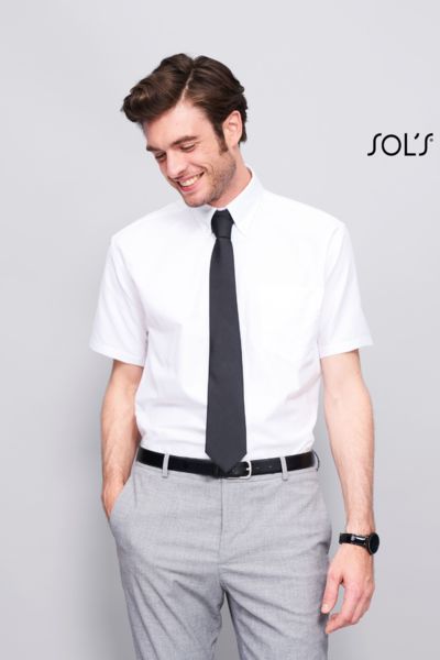 Chemise personnalisée homme oxford manches courtes | Brisbane