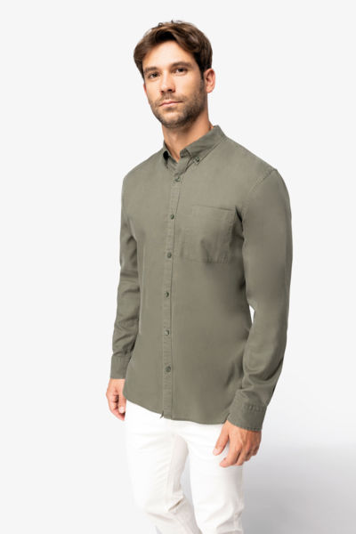 Chemise publicitaire bio en lyocell homme 