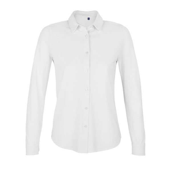 Chemise coton bio publicitaire | Basile Women Blanc optique