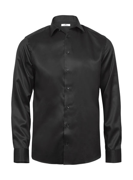 Chemise publicitaire homme manches longues | Thorso Black