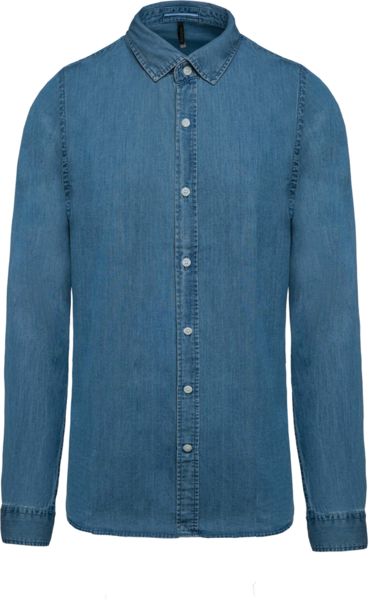 Jazu | Chemise publicitaire Chambray blue