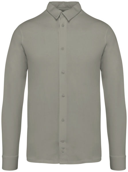 Chemise écoresponsable homme publicitaire Almond green