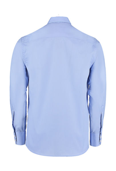 Chemise publicitaire homme manches longues cintrée | Mursley Light Blue