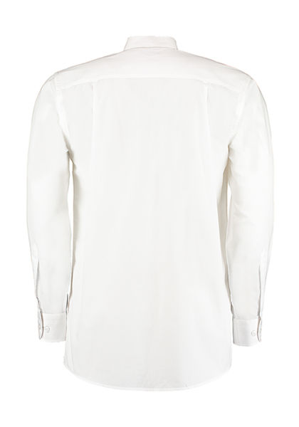 Chemise publicitaire homme manches longues cintrée | Mursley White