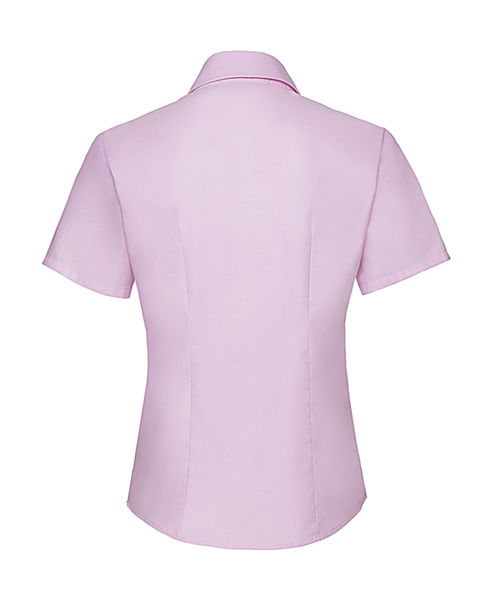 Chemise femme manches courtes oxford publicitaire | Walt Whitman Classic Pink