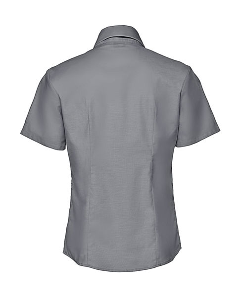 Chemise femme manches courtes oxford publicitaire | Walt Whitman Silver