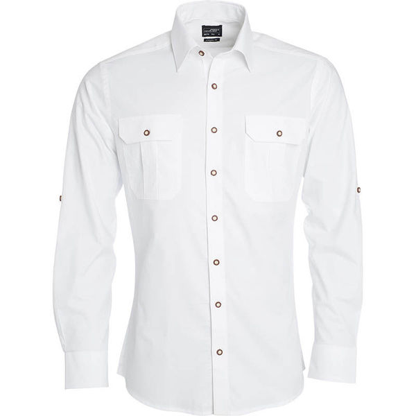 Qagoo | Chemise publicitaire Blanc