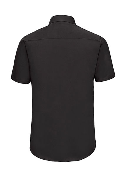 Chemise fittée homme manches courtes personnalisée | Archambault Black