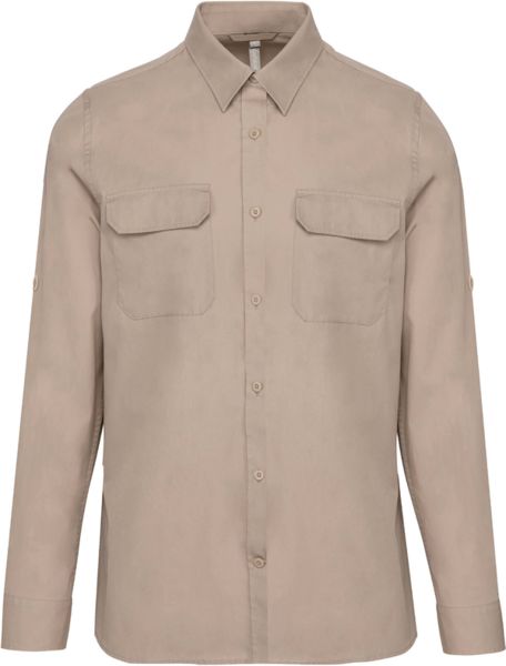 Chemise homme personnalisable | Adriel Beige