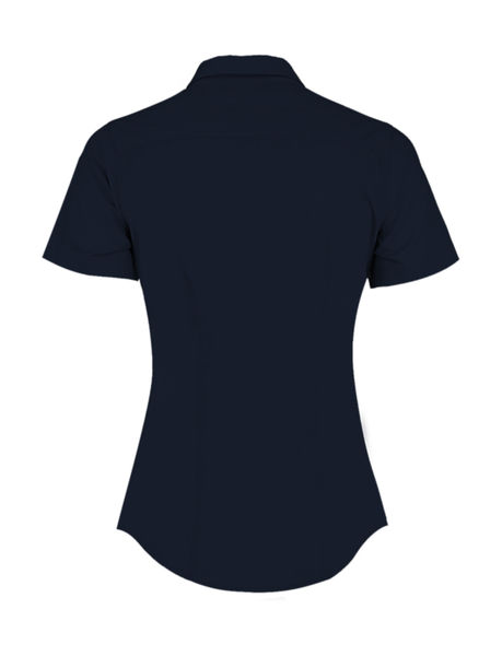 Chemisier personnalisé femme manches courtes cintré | Waddesdon Dark Navy