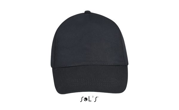 Casquette personnalisée 5 panneaux | Buzz Noir