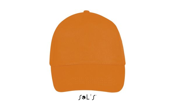 Casquette personnalisée 5 panneaux | Buzz Orange