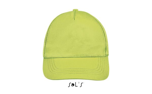 Casquette personnalisée 5 panneaux | Buzz Vert pomme