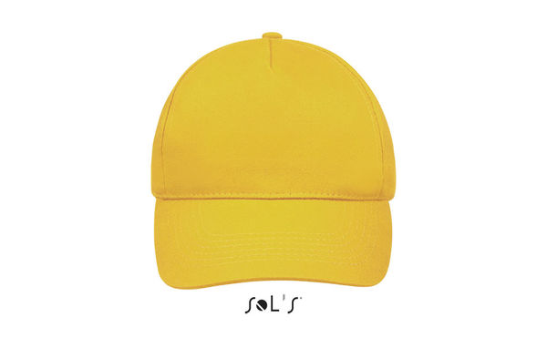 Casquette publicitaire 5 panneaux | Sunny Jaune