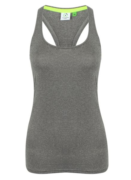 Débardeur sport femme publicitaire | Ladies' racer back vest Grey Marl