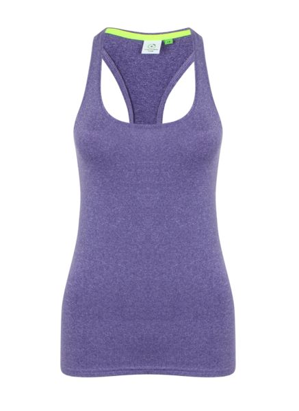 Débardeur sport femme publicitaire | Ladies' racer back vest Purple Marl