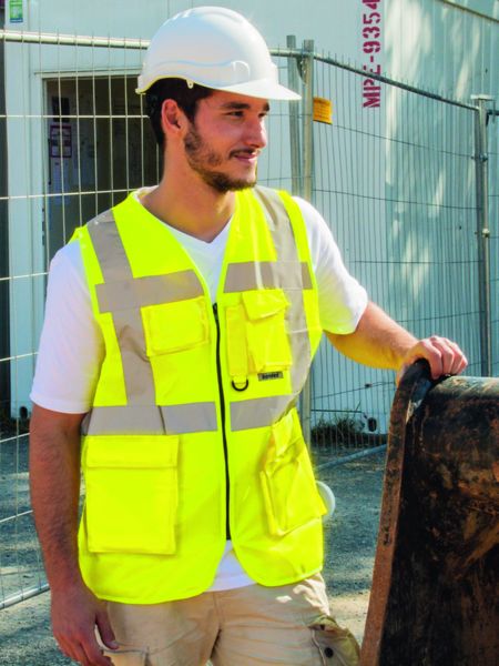 Gilet publicitaire | Gilet de sécurité multi-poches