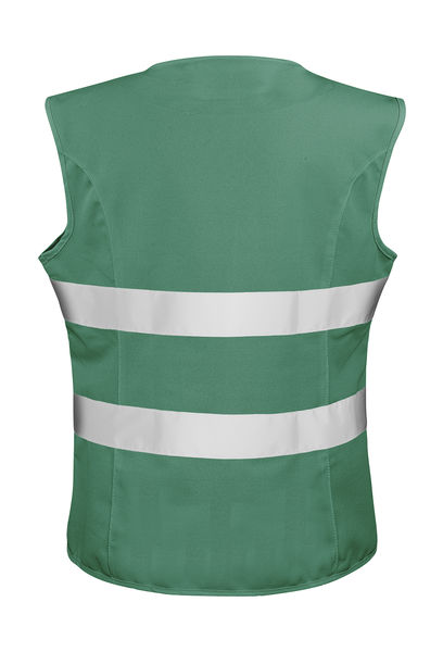 Gilet fluo femme publicitaire sans manches et cintré | Women`s Hi-Viz Tabard Paramedic Green