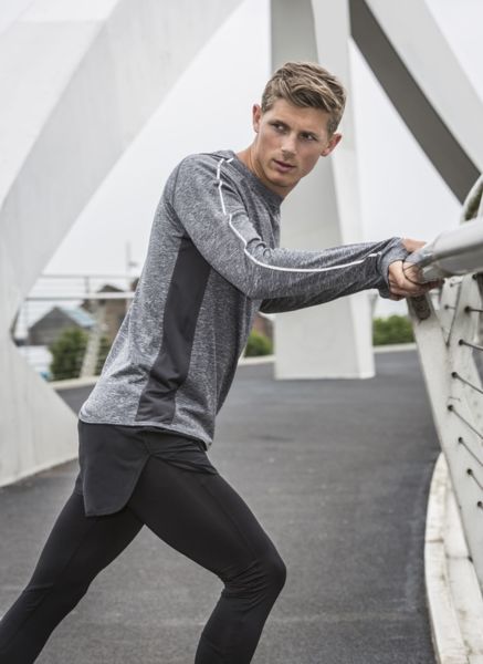 Maillot de running publicitaire | Crew neck running top