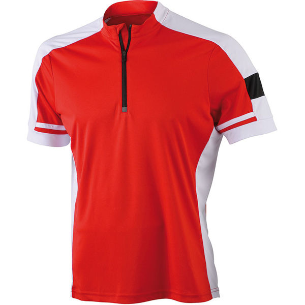 Maillot Cycliste Publicitaire - Buke Rouge