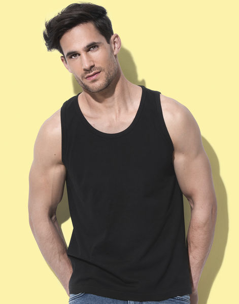 Marcel personnalisé homme sans manches | Classic Tank Top Black Opal