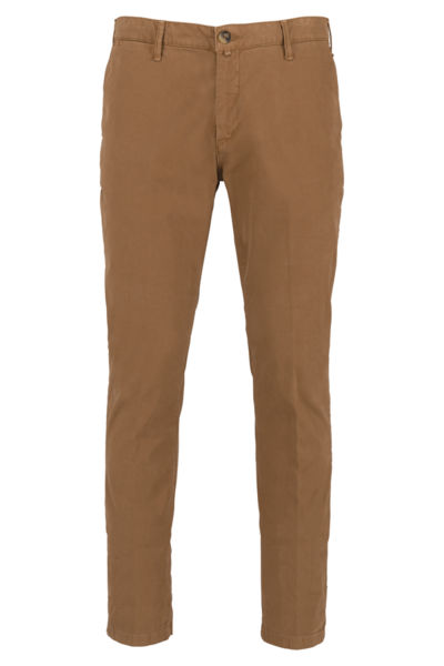 Pantalon chino personnalisé écoresponsable homme  Washed Dark Camel