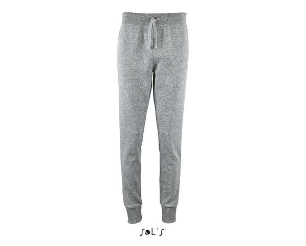Pantalon jogging publicitaire femme coupe slim | Jake Women Gris chiné