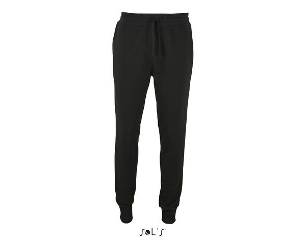 Pantalon jogging publicitaire homme coupe slim | Jake Men Noir