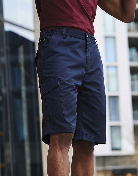 Pantalon publicitaire unisexe | Pro Cargo Shorts Navy