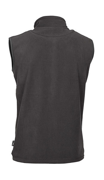 Polaire personnalisée homme sans manches | Active Fleece Vest Men Black Opal