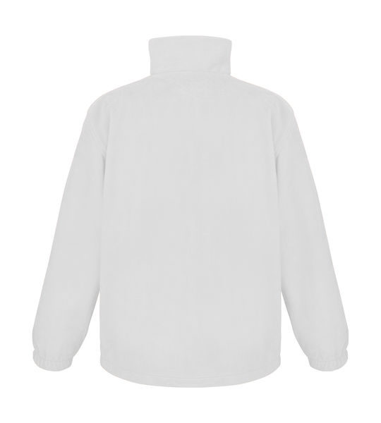 Polaire publicitaire unisexe manches longues | Full Zip Active White