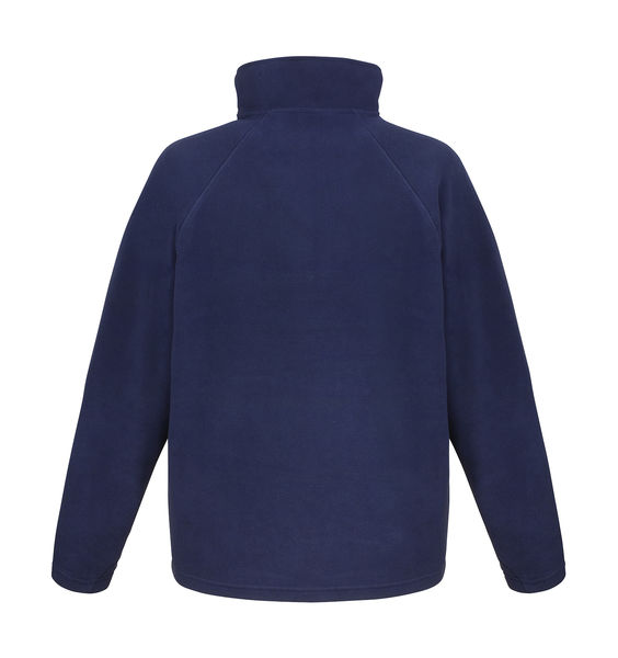 Micropolaire col zippé publicitaire | Microfleece Top Navy