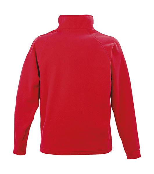 Micropolaire col zippé publicitaire | Microfleece Top Red