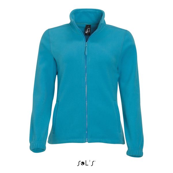 Veste personnalisée micropolaire zippée femme | North Women Aqua