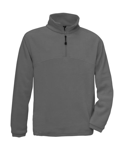 Polaire personnalisée manches longues | Highlander+ 1 4 Zip Fleece Top Charcoal