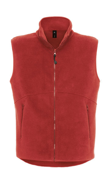 Gilet polaire traveller+ personnalisé | Traveller+ Bodywarmer Fleece Red