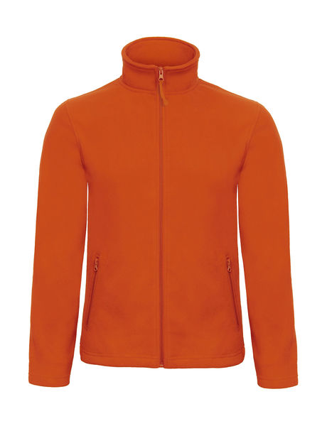 Veste polaire homme personnalisée | ID.501 Micro Fleece Full Zip Pumpkin Orange