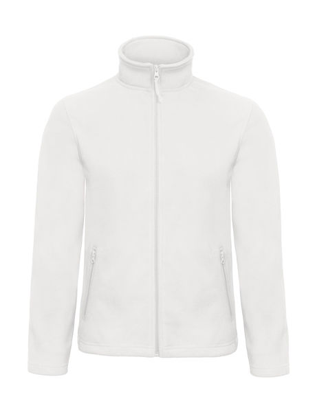 Veste polaire homme personnalisée | ID.501 Micro Fleece Full Zip White