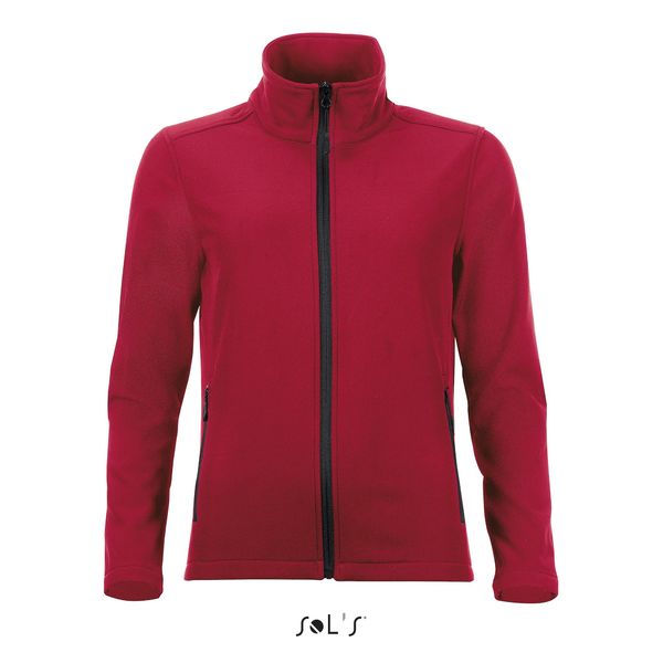 Veste personnalisée femme zippée softshell | Race Women Rouge piment