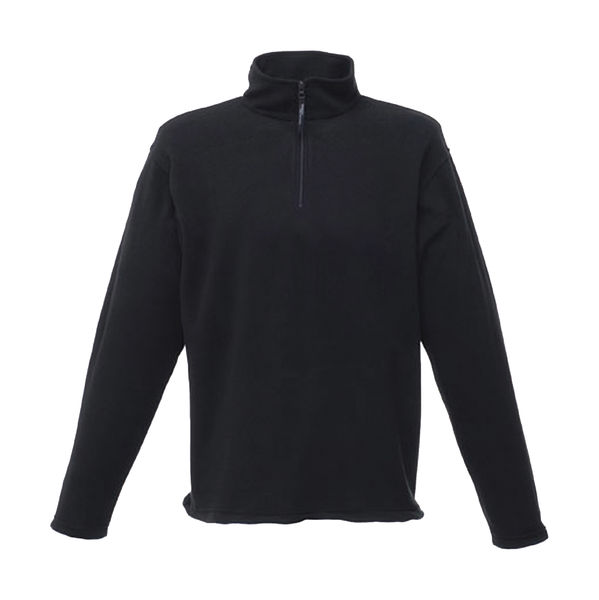 Polaire publicitaire homme manches longues | Micro Zip Black