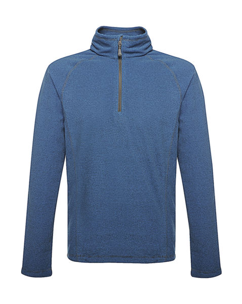 Polaire publicitaire homme manches longues raglan | Parkline Zip Oxford Blue