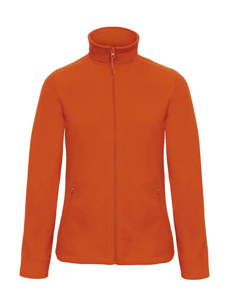 Polaire publicitaire femme manches longues cintrée | ID.501 women Micro Fleece Full Zip Pumpkin Orange