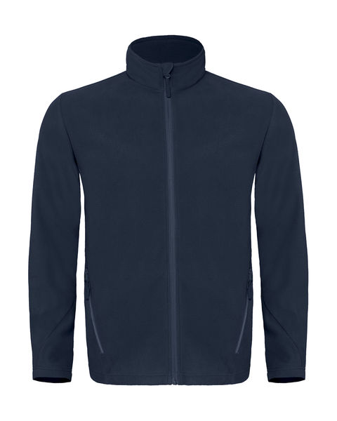 Veste publicitaire homme manches longues | Coolstar men Fleece Full Zip Navy