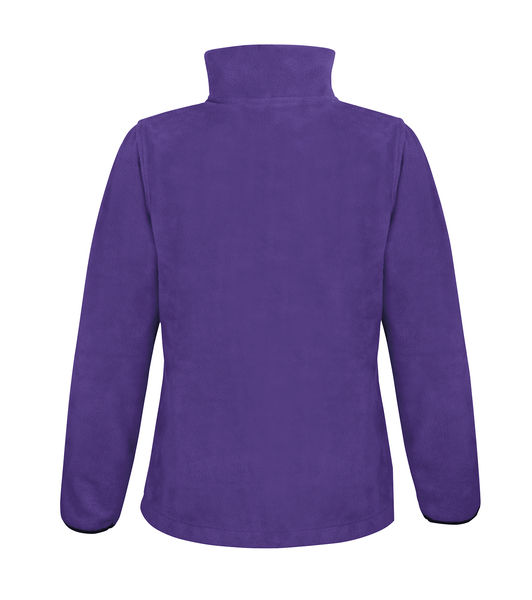 Polaire publicitaire femme manches longues cintrée | Womens Fashion Fit Outdoor Purple