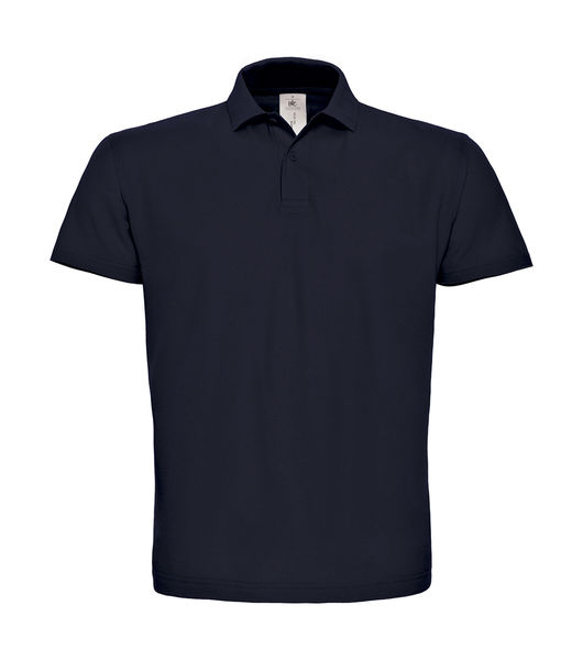 Polo homme publicitaire | ID.001 Piqué Polo Navy