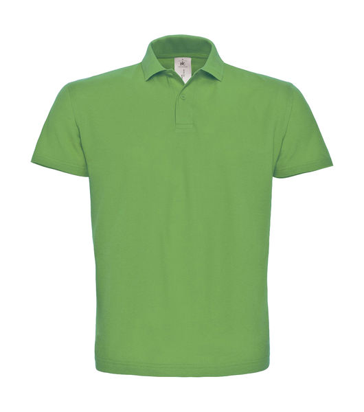 Polo homme publicitaire | ID.001 Piqué Polo Real Green