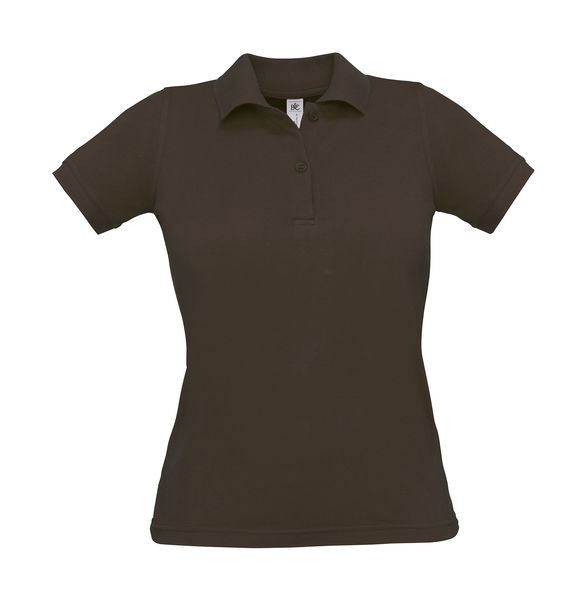 Polo femme publicitaire | Safran Pure women Polo Brown